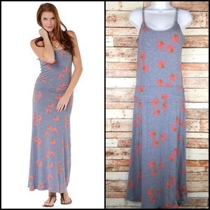 Horny Toad Lavender Floral Maxi Dress